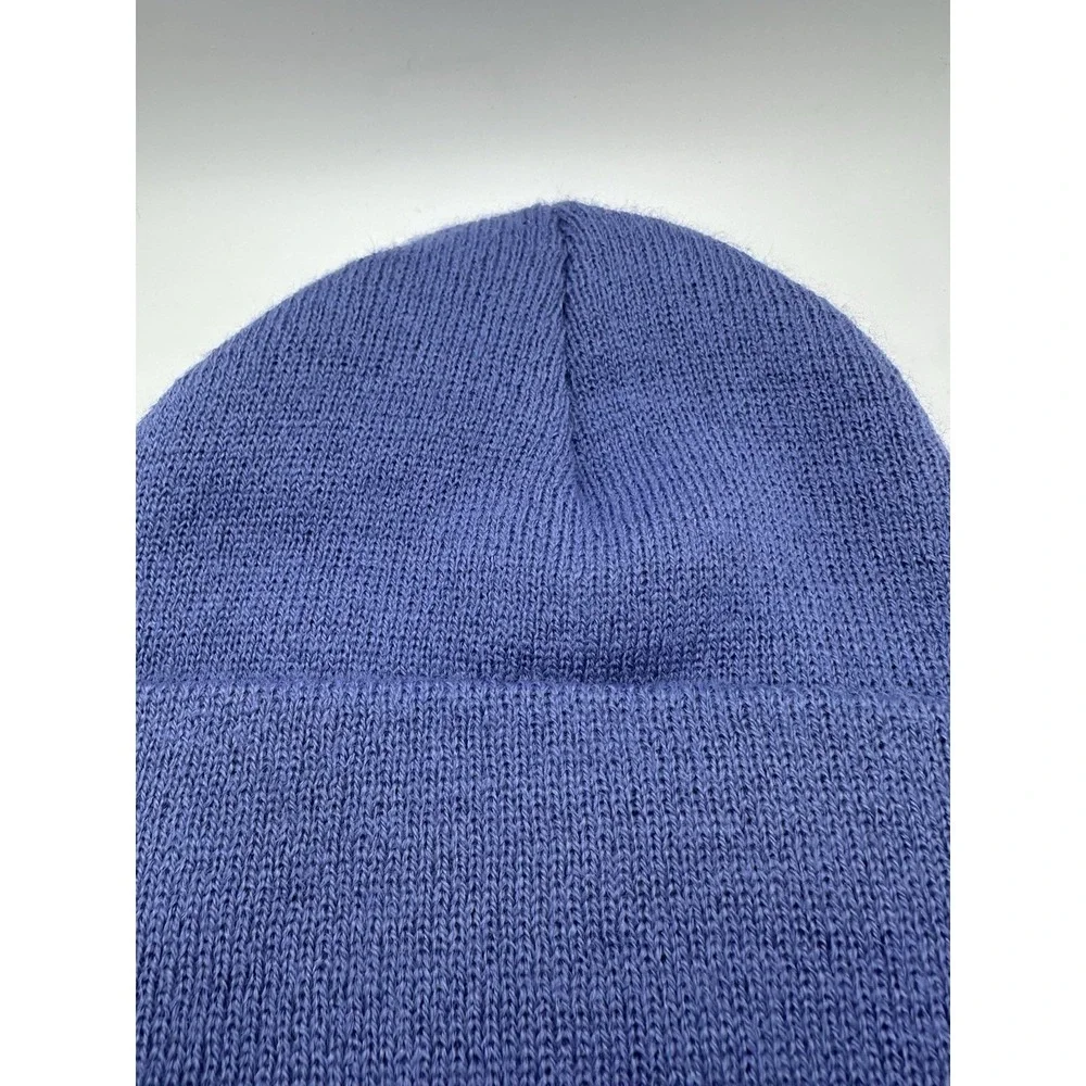 Carhartt Hat Beanie Youth One Size Purple Blue‎ Knit Stocking Cap Work Wear